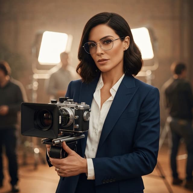 Filmmaker creator accent portrait