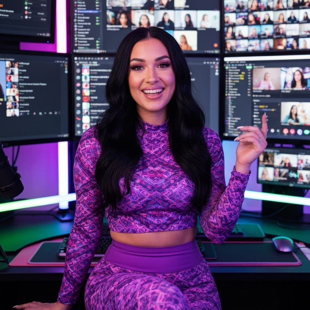 Streaming creator portrait