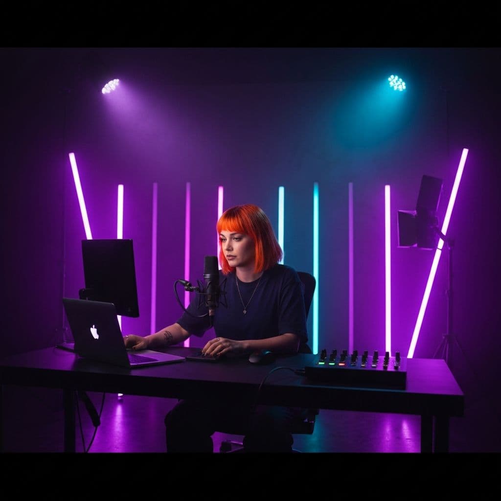 Creator recording content